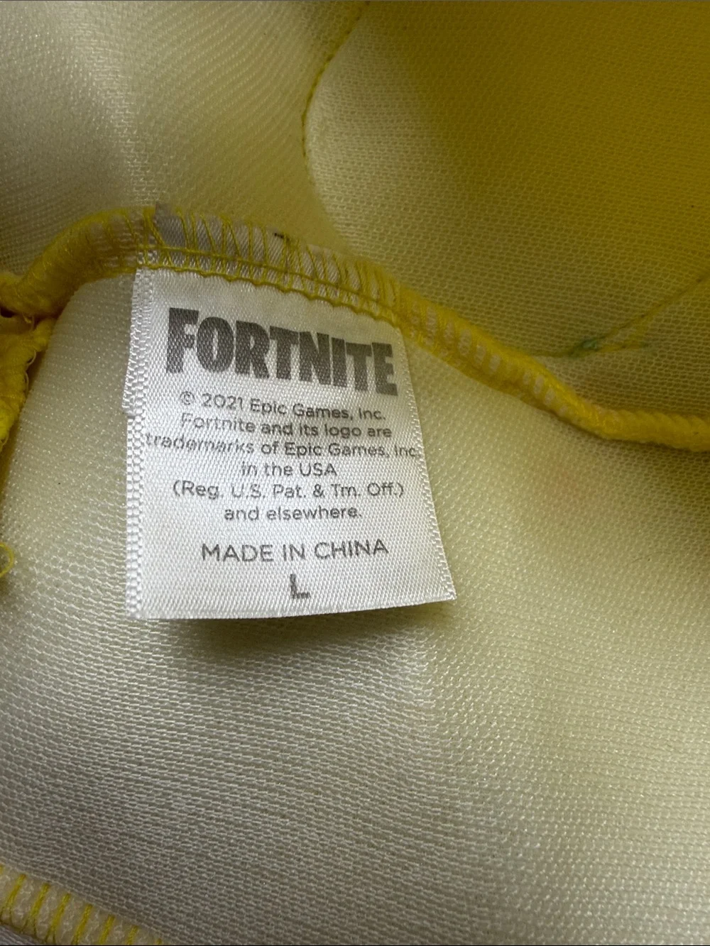 Spirit Halloween Fortnite Peely costume